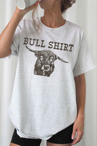 BULL SHIRT T-SHIRT PLUS SIZE