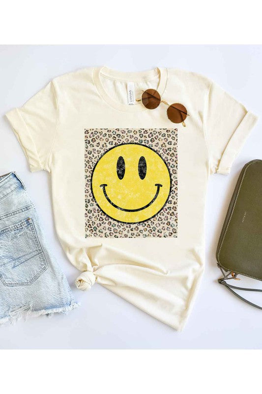 HAPPY LEOPARD T-SHIRT PLUS SIZE