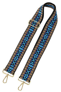 2 Inch Wide Aztec Tribal Pattern Guitar Strap