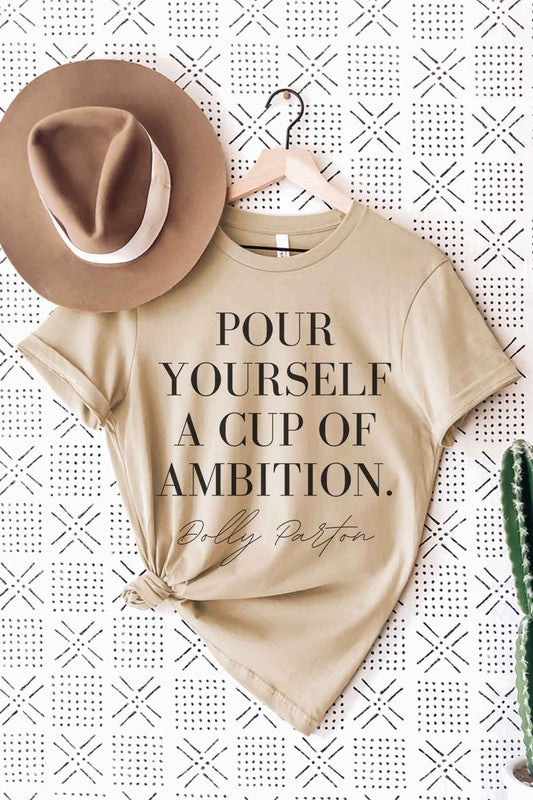 CUP OF AMBITION DOLLY T-SHIRT PLUS SIZE