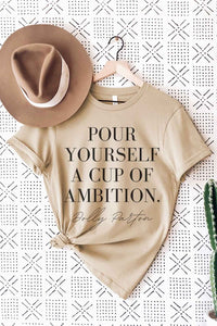 CUP OF AMBITION DOLLY T-SHIRT PLUS SIZE