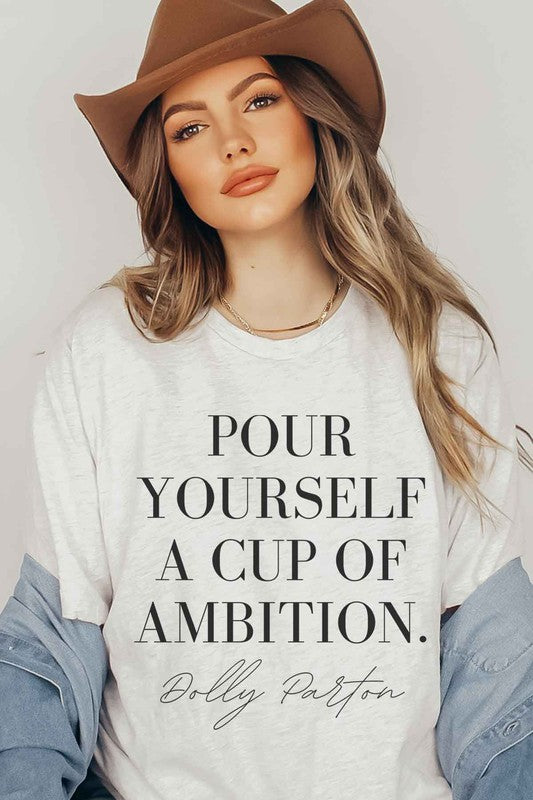 CUP OF AMBITION DOLLY T-SHIRT PLUS SIZE