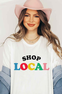 SHOP LOCAL TEE PLUS SIZE