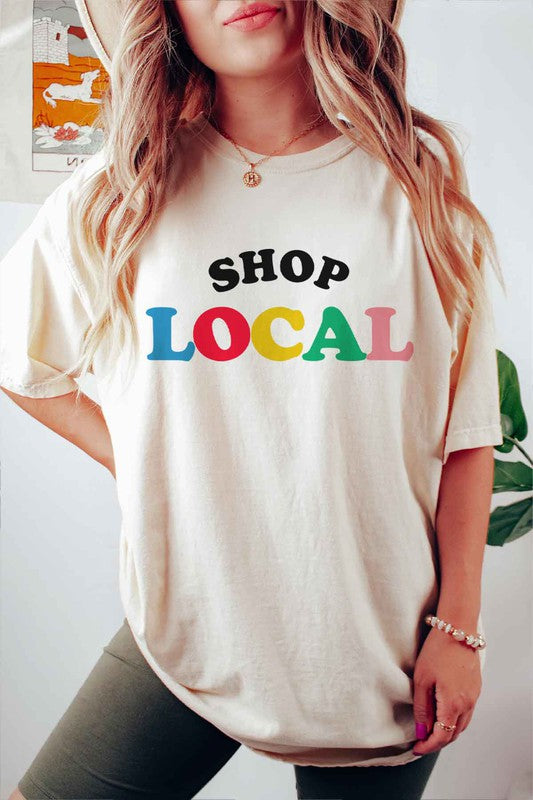 SHOP LOCAL TEE PLUS SIZE