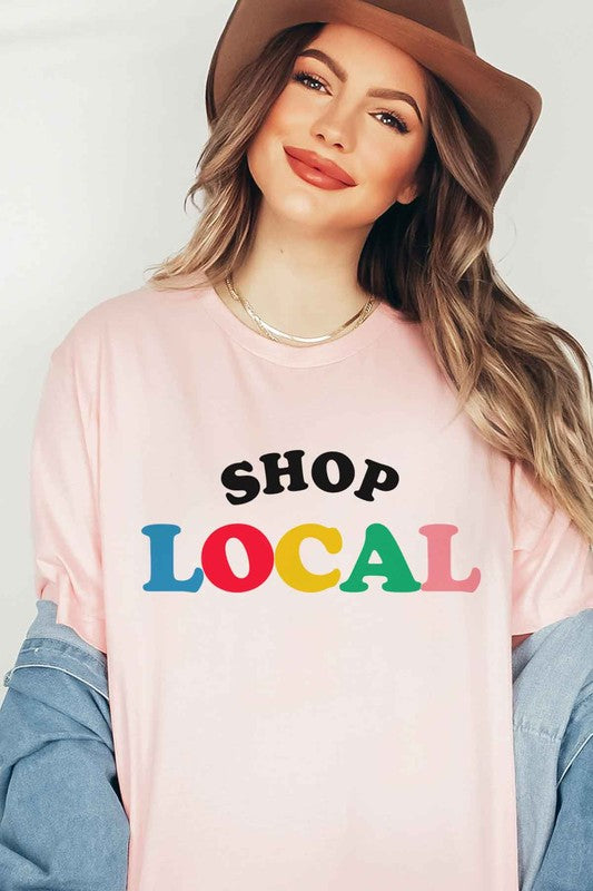 SHOP LOCAL TEE PLUS SIZE