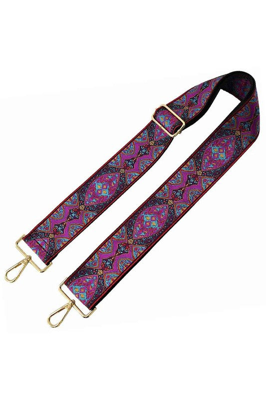 2 inch Wide Tribal Pattern Guitar Strap