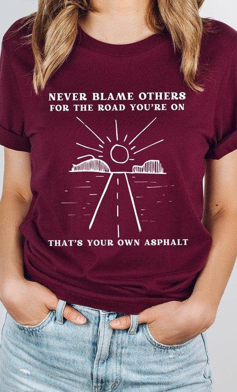 Your Own Asphalt Sunrise Road PLUS Graphic Tee