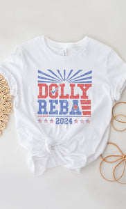 Dolly and Reba 2024 PLUS SIZE Graphic Tee