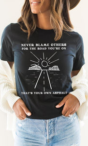 Your Own Asphalt Sunrise Road PLUS Graphic Tee